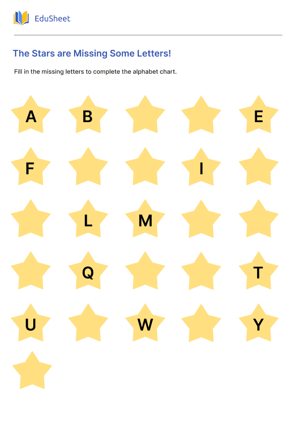 The Stars are Missing Some Letters!