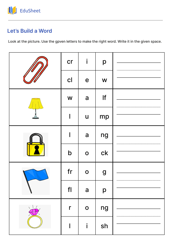 Let’s Build a Word f1