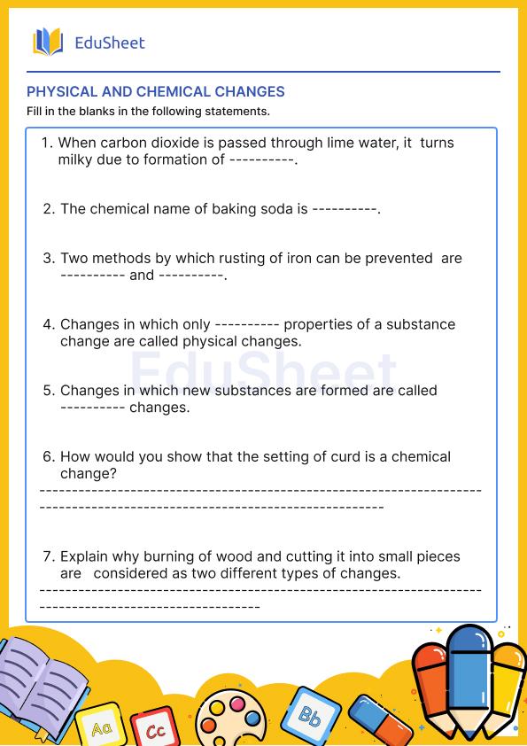 Physical and Chemical Changes
