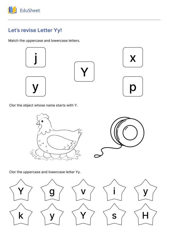 Let’s revise Letter Yy!