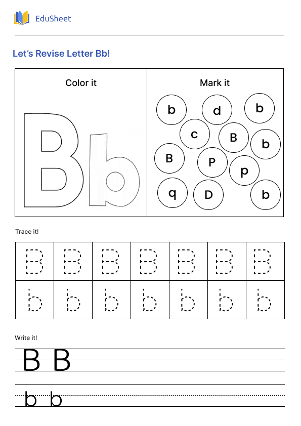 Let’s Revise Letter Bb!