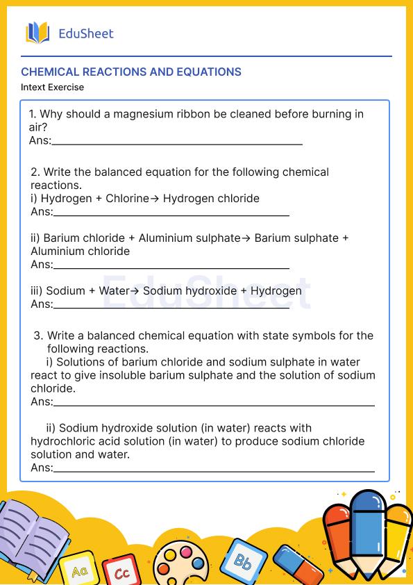 Chemical Reactions and Equations