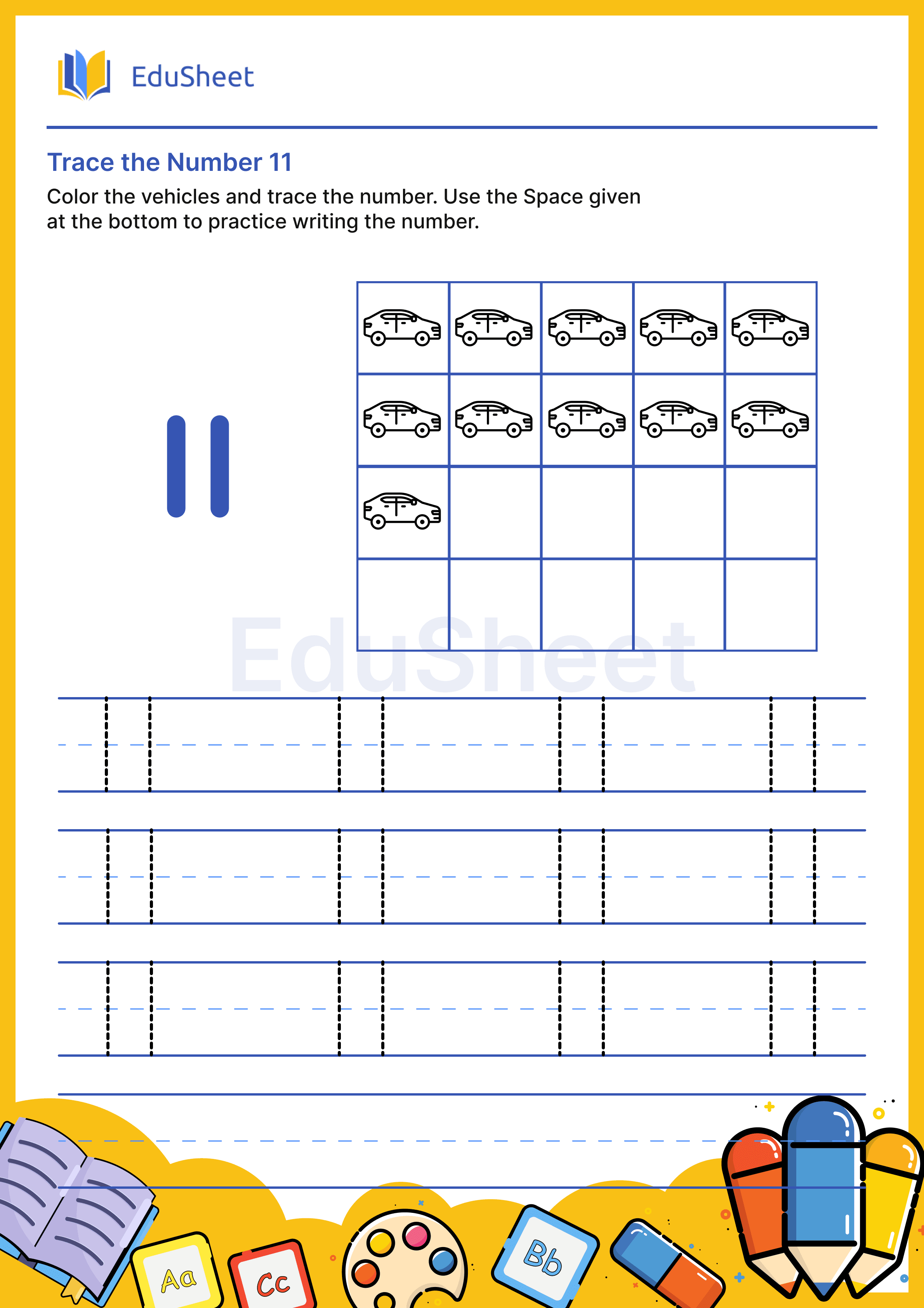 Trace the Number of Vehicles 11