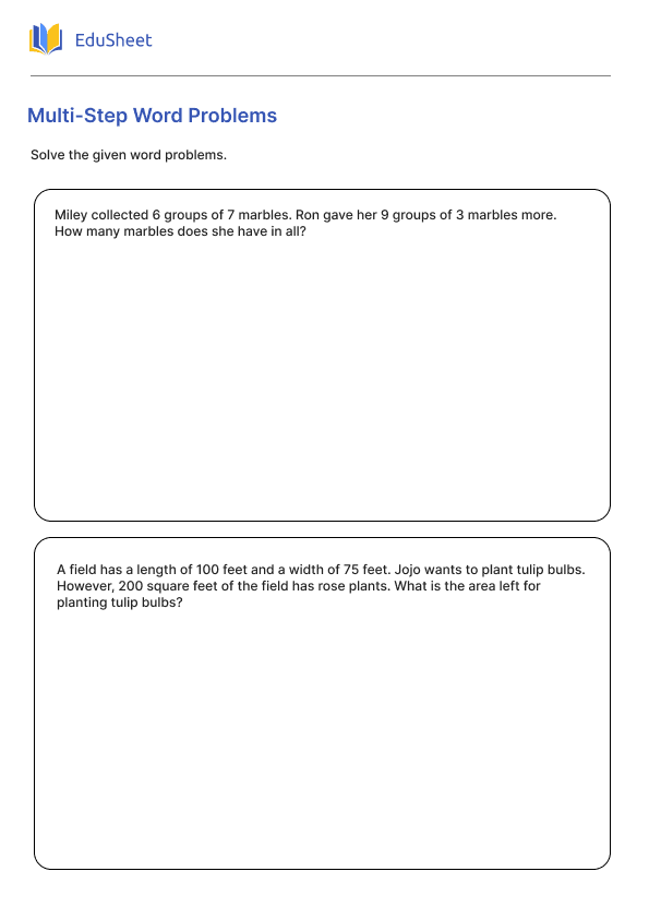 Multi-Step Word Problems Part 1