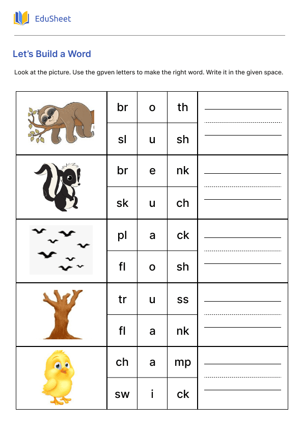 Let’s Build a Word