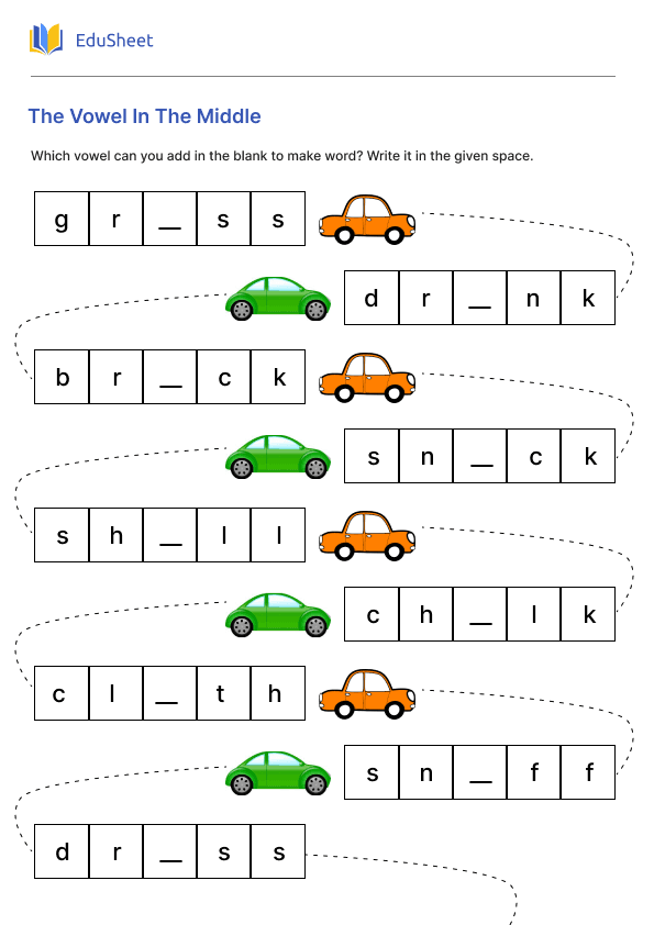 The Vowel in The Middle Part 2