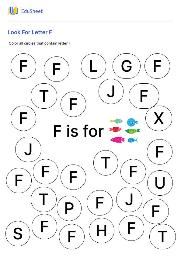 Look For Letter F
