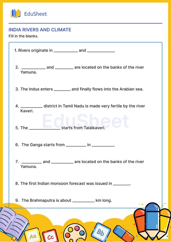 India Rivers and Climate