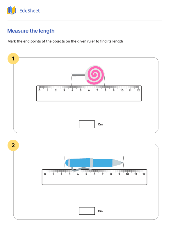 Measure the length 3