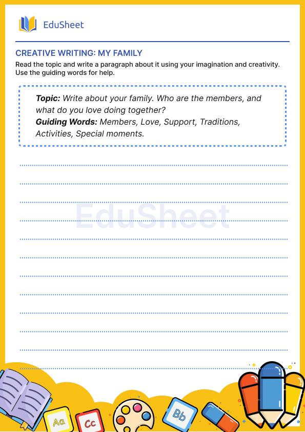 Creative writing: my family