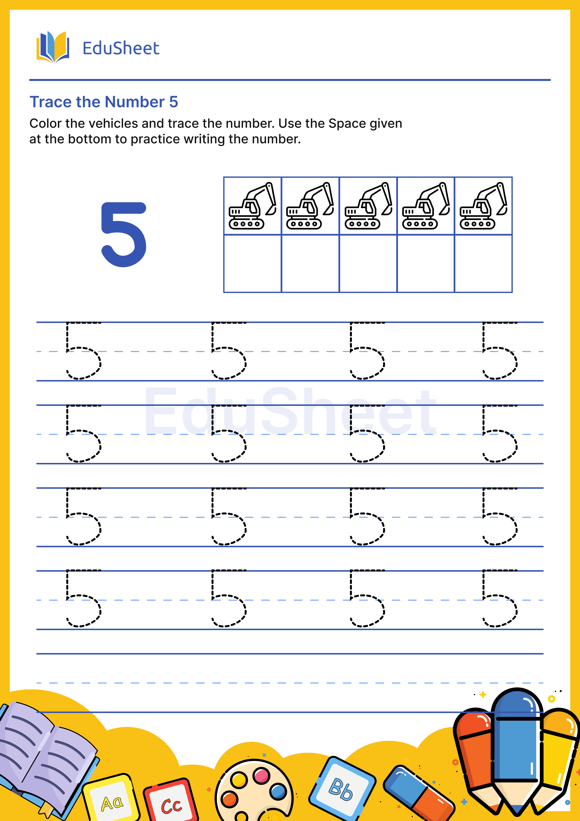 Trace the Number of Vehicles 5