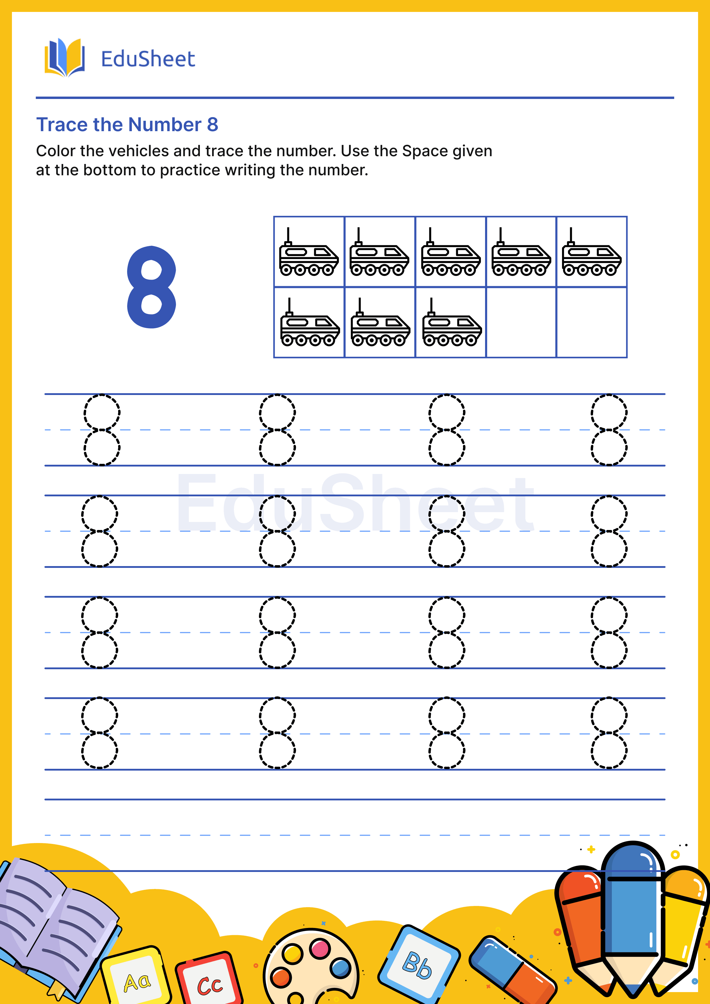 Trace the Number of Vehicles 8