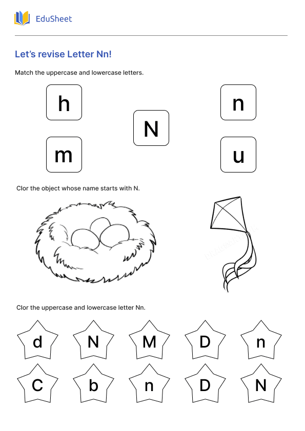 Let’s revise Letter Nn!