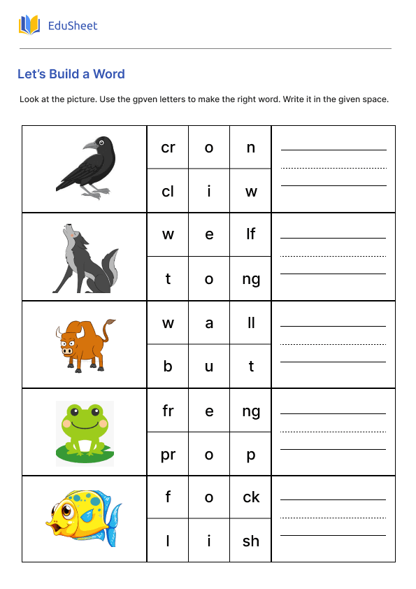 Let’s Build a Word f3