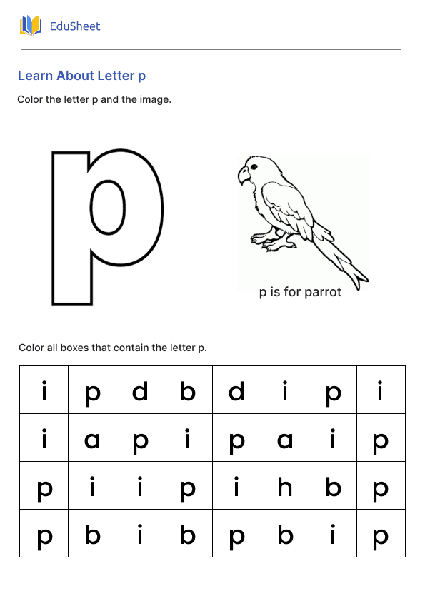 Learn About Letter p