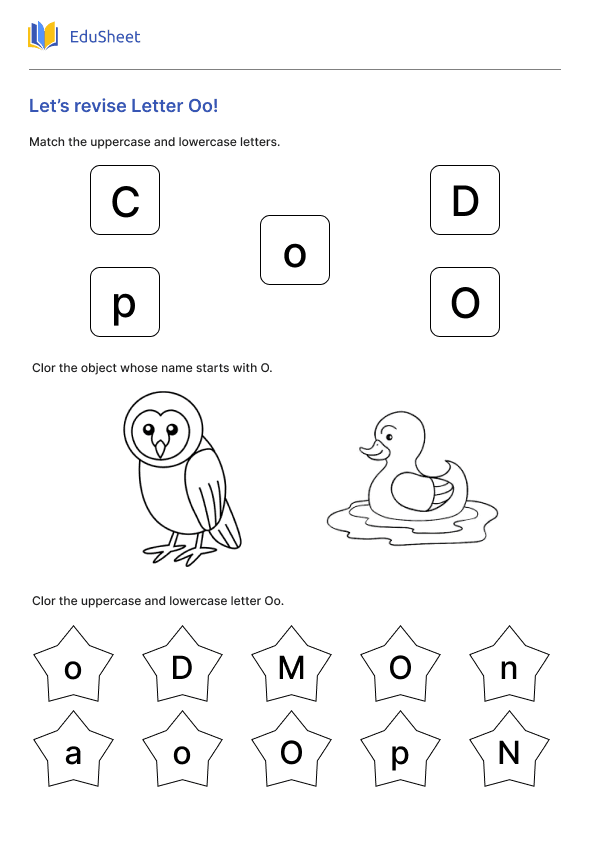 Let’s revise Letter Oo!