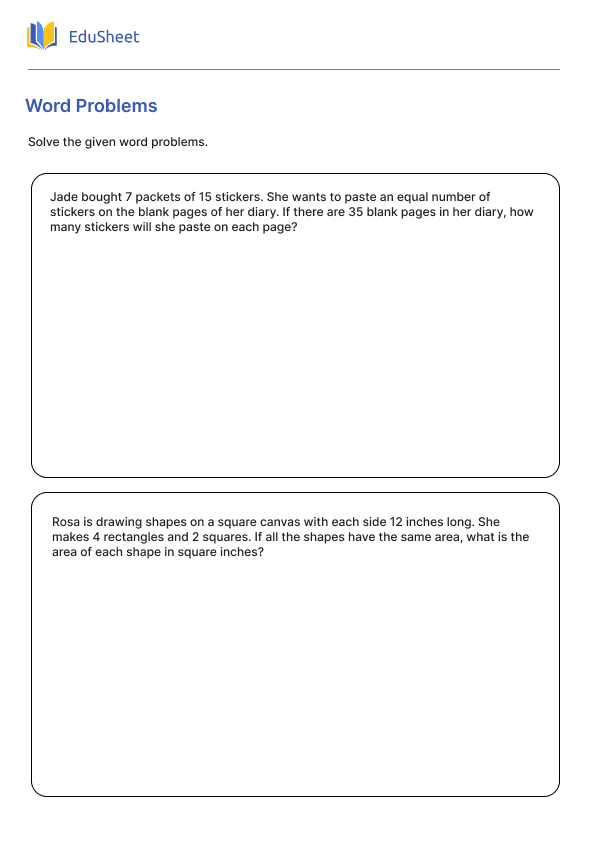 Word Problems Part 2