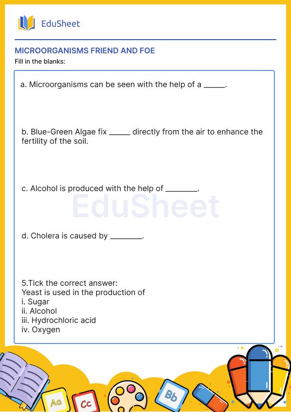 Microorganisms Friend and Foe