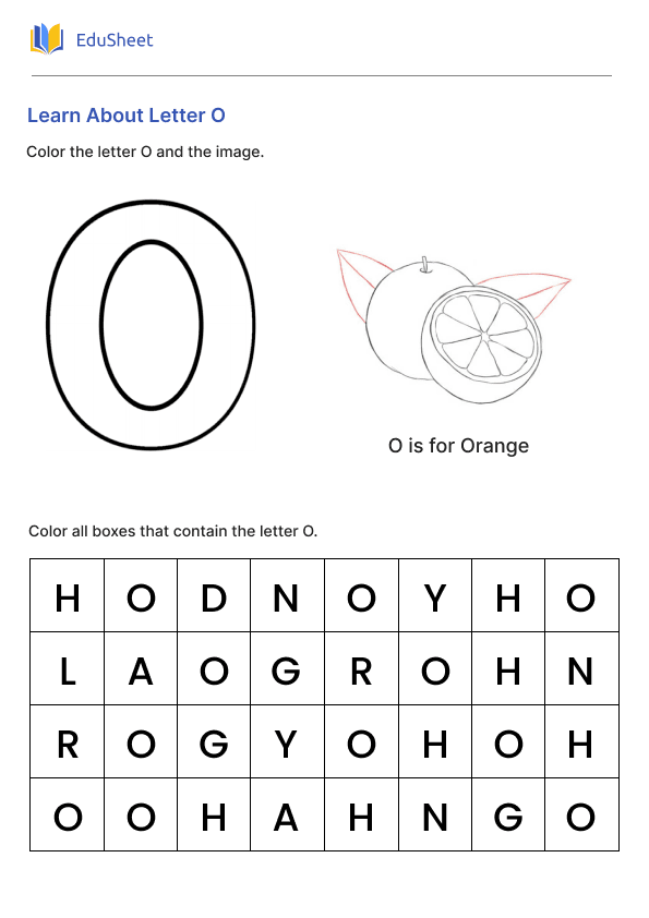 Learn About Letter O