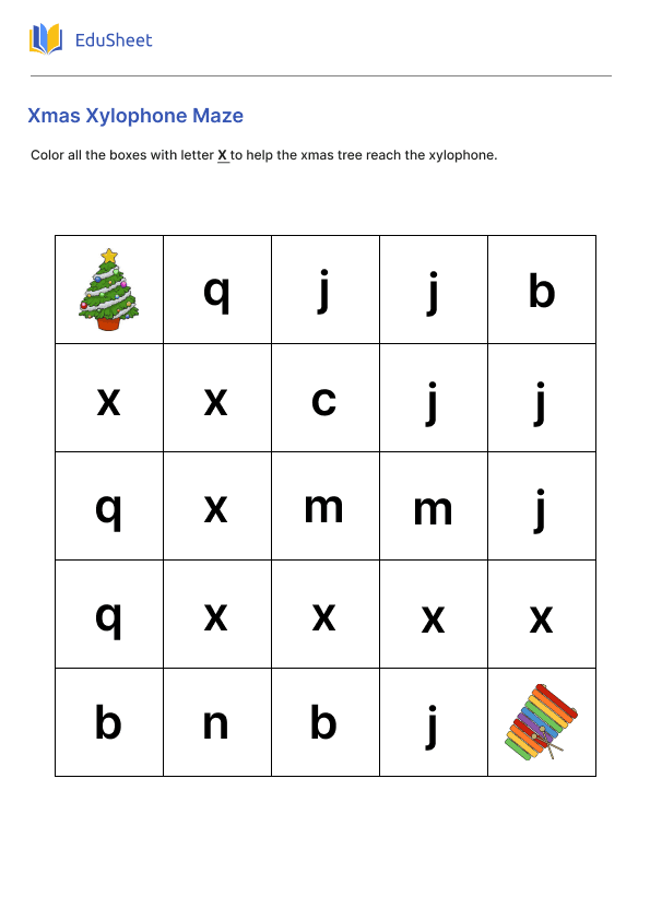 Xmas xylophone maze 1