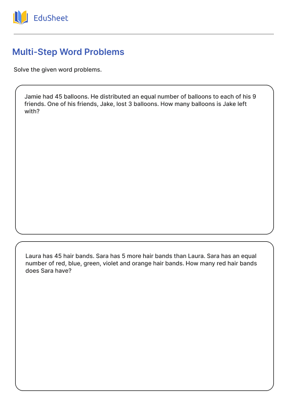 Multi-Step Word Problems Part 3