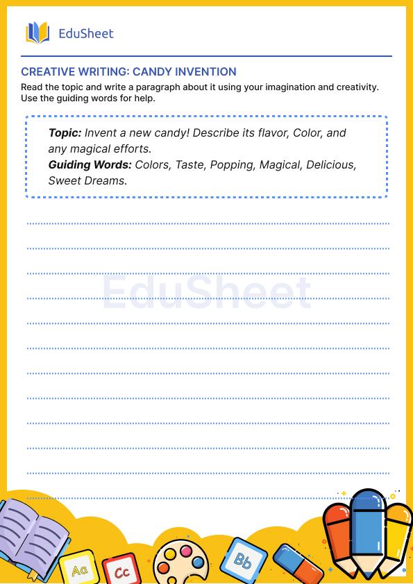 Creative writing: candy invention