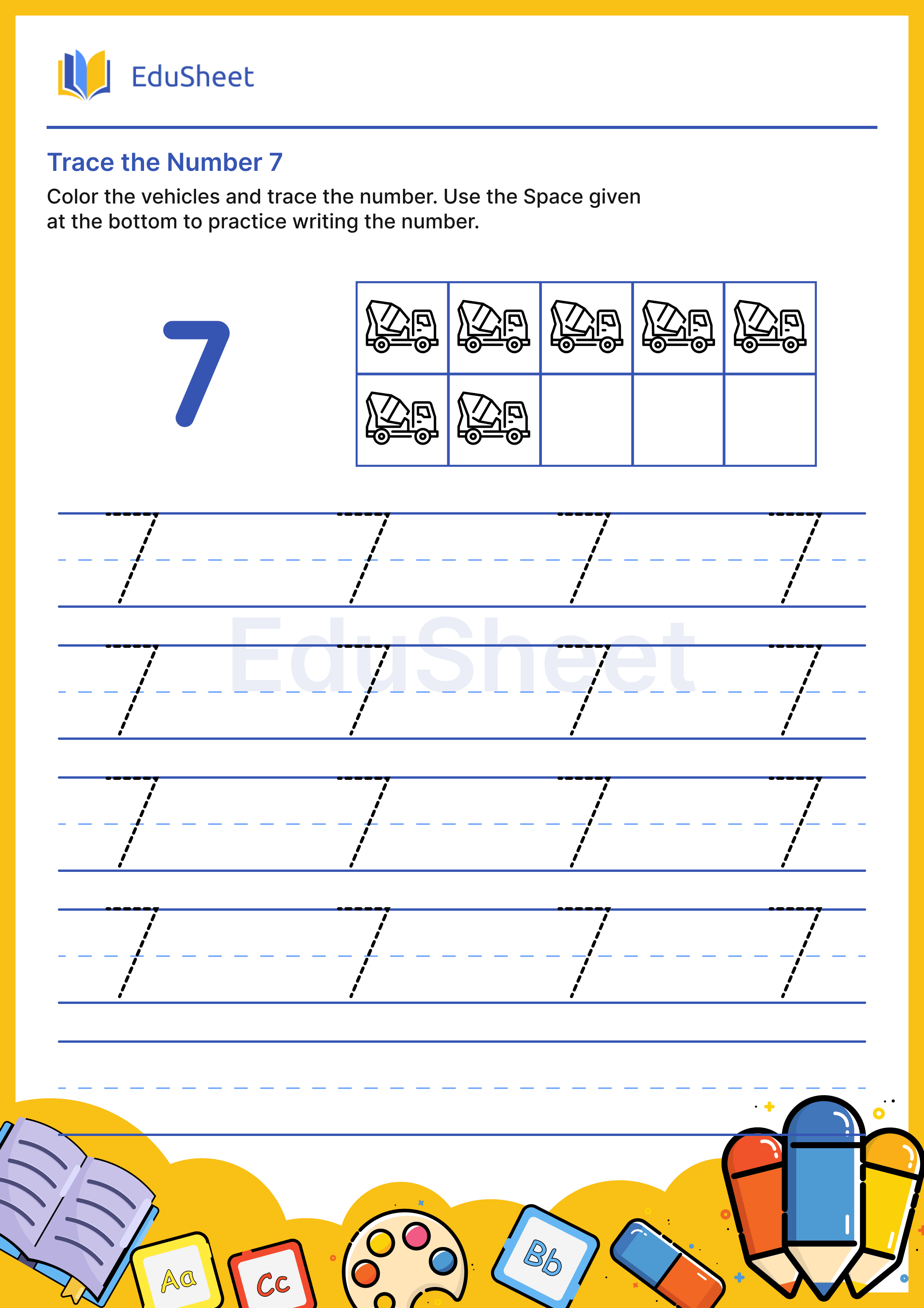 Trace the Number of Vehicles 7