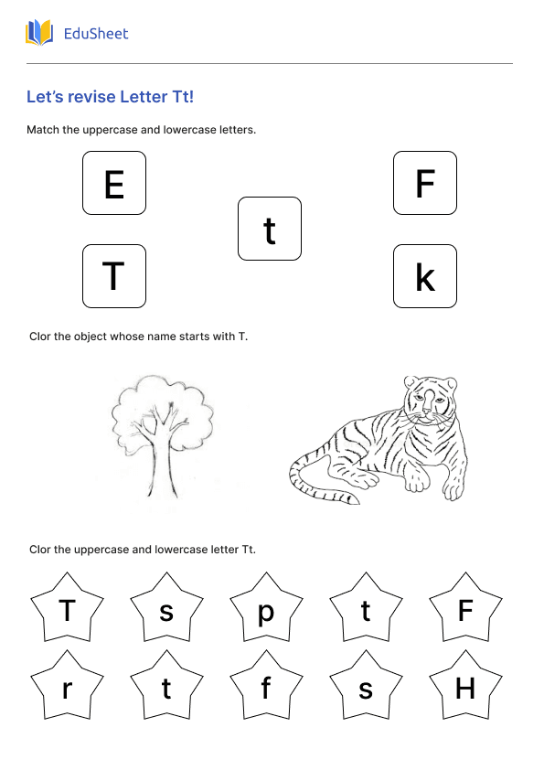 Let’s revise Letter Tt!