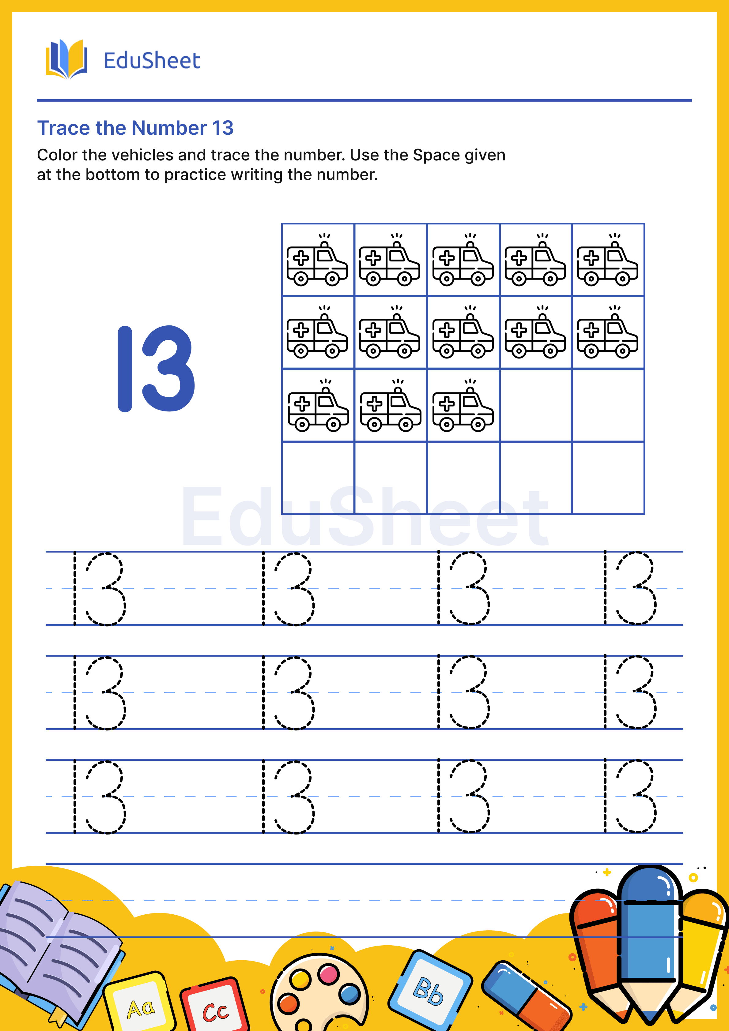Trace the Number of Vehicles 13