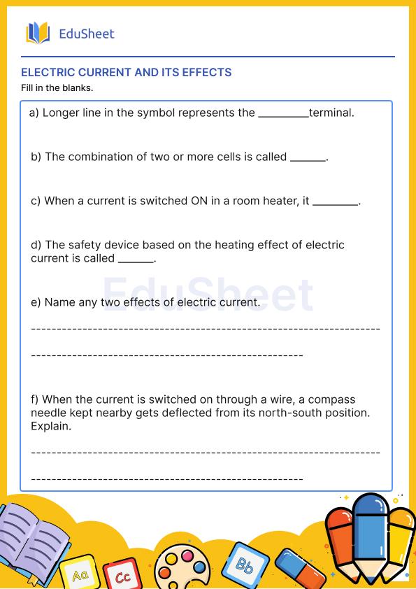 Electric Current and Its Effects