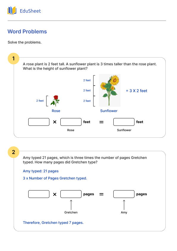 Word Problems Part 1