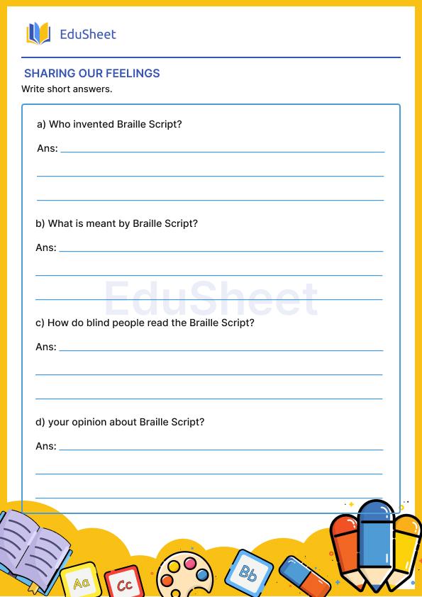 SHARING OUR FEELINGS