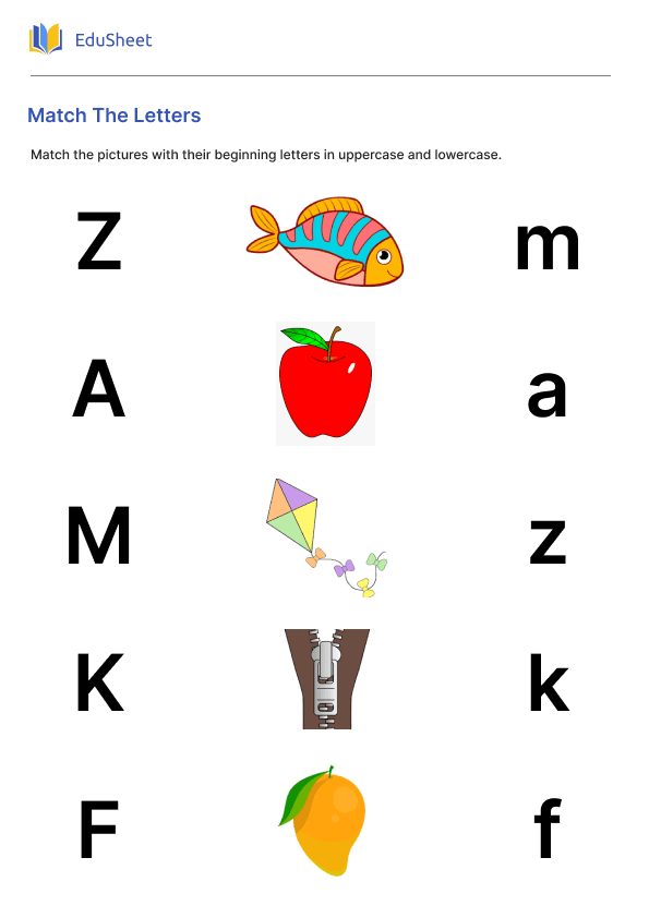 Match The Letters Part 3