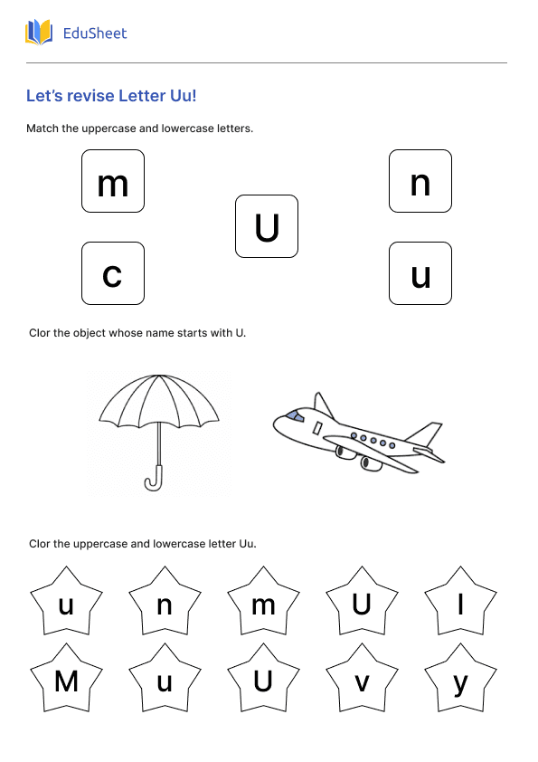 Let’s revise Letter Uu!