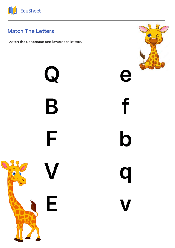 Match The Letters Part 6