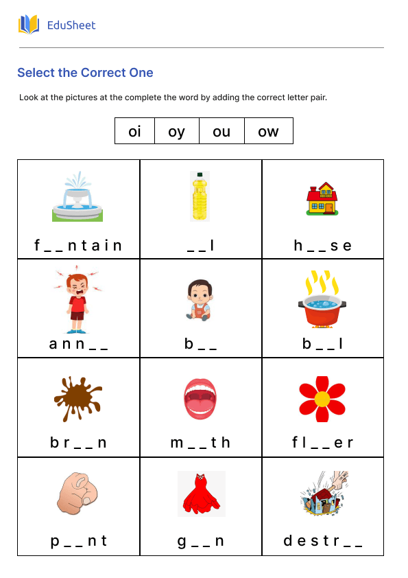 Select the Correct One Part 1