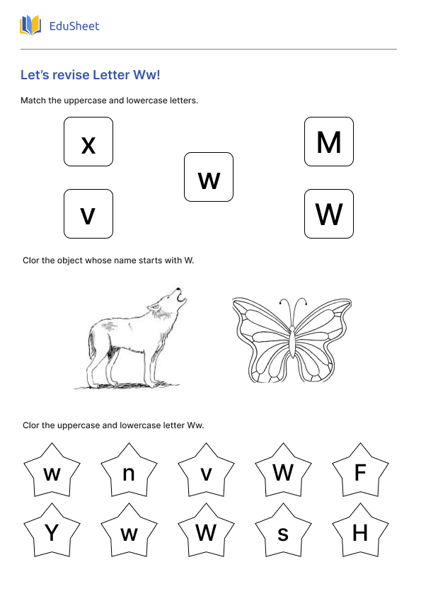 Let’s revise Letter Ww!