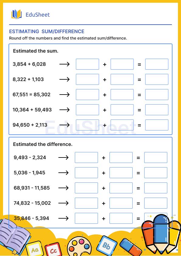 Estimating the sum/Difference
