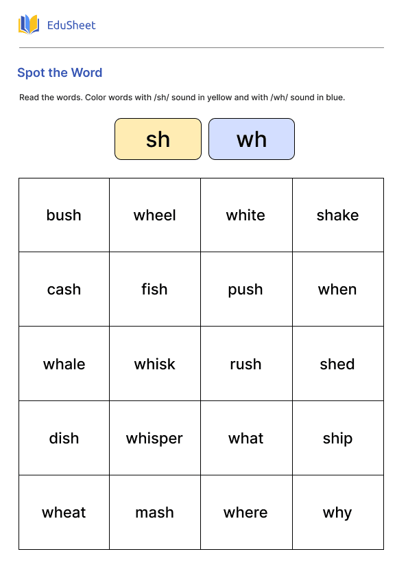 Spot the Word Part 3